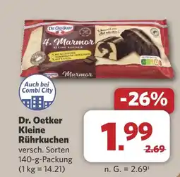 Combi Dr. Oetker Kleine Rührkuchen aanbieding