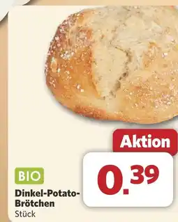 Combi BIO Dinkel-Potato Brötchen Stück aanbieding
