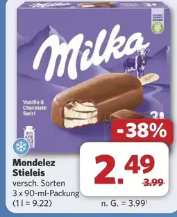 Combi Mondelez Stieleis aanbieding