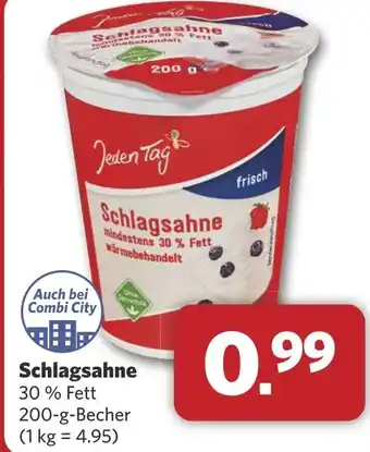 Combi Schlagsahne aanbieding