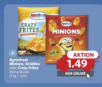Combi Agrarfrost Minions, Griddies oder Crazy Frites aanbieding