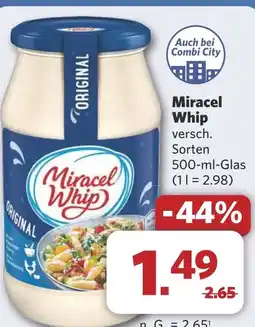 Combi Miracel Whip aanbieding