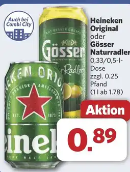 Combi Heineken Original aanbieding