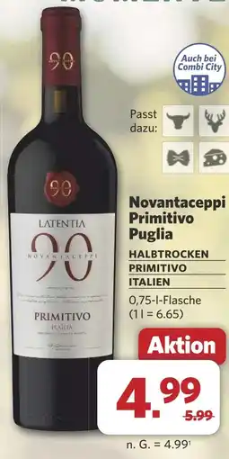 Combi Novantaceppi Primitivo Puglia aanbieding