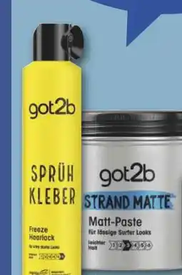 Combi Schwarzkopf got2b Haarstyling aanbieding