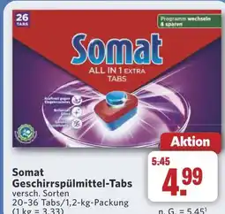 Combi Somat Geschirrspülmittel-Tabs 5 aanbieding