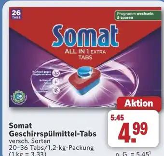 Combi Somat Geschirrspülmittel-Tabs 5 aanbieding