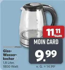 Combi GOURMETMAXxx Glas- Wasser- kocher** aanbieding