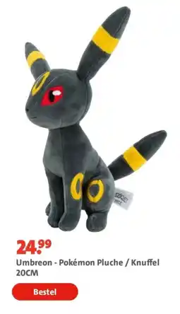 Bruna Umbreon Pokémon Pluche / Knuffel aanbieding