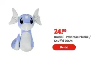 Bruna Dratini Pokémon Pluche / Knuffel aanbieding