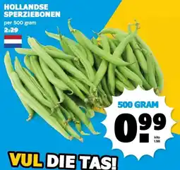 Boon`s Markt HOLLANDSE SPERZIEBONEN aanbieding
