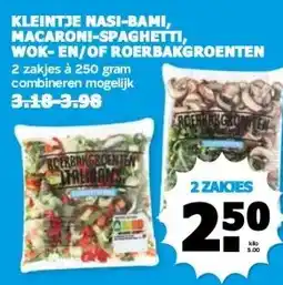 Boon`s Markt KLEINTJE NASI-BAMI, MACARONI-SPAGHETTI, WOK-EN/OF ROERBAKGROENTEN aanbieding