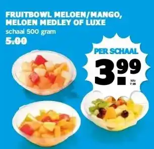 Boon`s Markt FRUITBOWL MELOEN/MANGO, MELOEN MEDLEY OF LUXE aanbieding