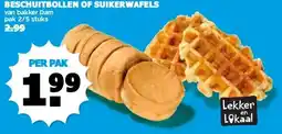 Boon`s Markt BESCHUITBOLLEN OF SUIKERWAFELS aanbieding