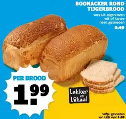 Boon`s Markt BOONACKER ROND TIJGERBROOD aanbieding
