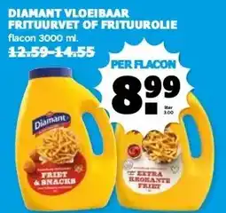 Boon`s Markt DIAMANT VLOEIBAAR FRITUURVET OF FRITUUROLIE aanbieding