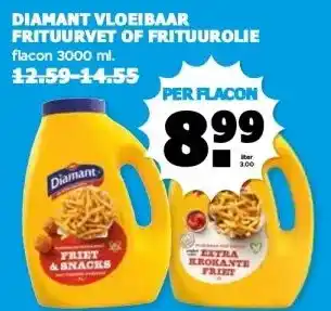 Boon`s Markt DIAMANT VLOEIBAAR FRITUURVET OF FRITUUROLIE aanbieding