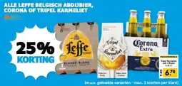 Boon`s Markt ALLE LEFFE BELGISCH ABDIJBIER, CORONA OF TRIPEL KARMELIET aanbieding