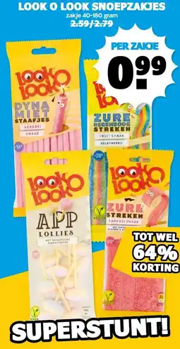 Boon`s Markt LOOK O LOOK SNOEPZAKJES aanbieding