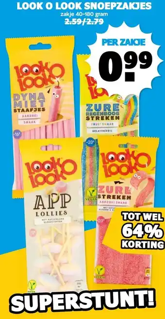 Boon`s Markt LOOK O LOOK SNOEPZAKJES aanbieding