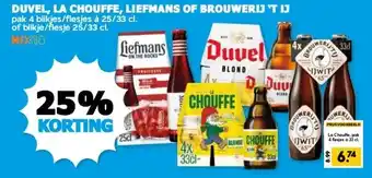 Boon`s Markt DUVEL, LA CHOUFFE, LIEFMANS OF BROUWERIJ 'T IJ aanbieding