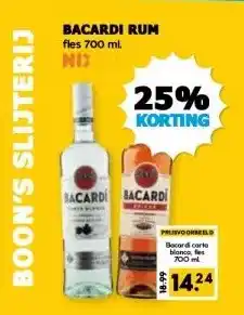 Boon`s Markt BACARDI RUM aanbieding