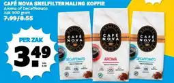 Boon`s Markt CAFÉ NOVA SNELFILTERMALING KOFFIE aanbieding