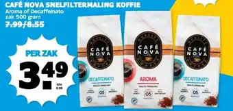 Boon`s Markt CAFÉ NOVA SNELFILTERMALING KOFFIE aanbieding