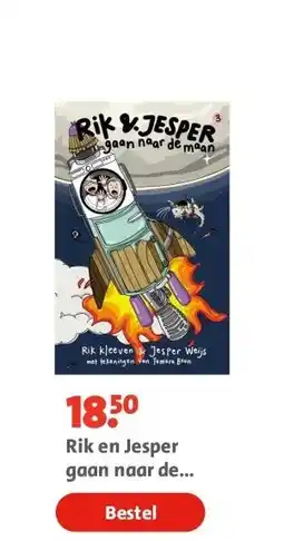 Rik en Jesper gaan naar de maan aanbieding bij The Read Shop