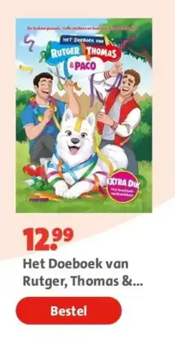 Bruna Het Doeboek van Rutger, Thomas & Paco aanbieding