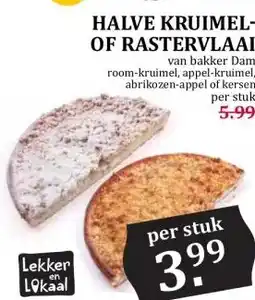 Boon`s Markt HALVE KRUIMEL- OF RASTERVLAAI aanbieding