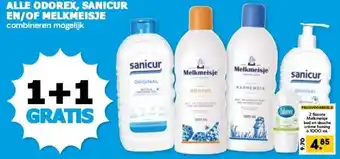 Boon`s Markt ALLE ODOREX, SANICUR EN/OF MELKMEISJE aanbieding