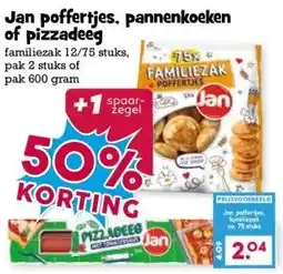 Boon`s Markt Jan poffertjes, pannenkoeken of pizzadeeg aanbieding