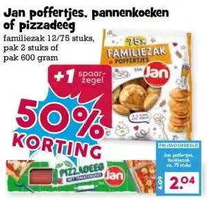 Boon`s Markt Jan poffertjes, pannenkoeken of pizzadeeg aanbieding