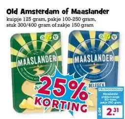 Boon`s Markt Old Amsterdam of Maaslander aanbieding