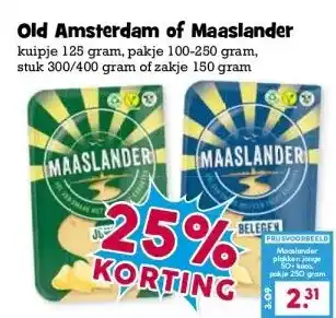 Boon`s Markt Old Amsterdam of Maaslander aanbieding