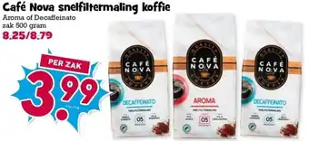 Boon`s Markt Café Nova snelfiltermaling koffie aanbieding