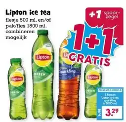 Boon`s Markt Lipton ice tea aanbieding