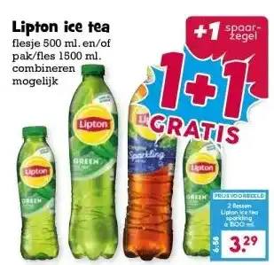 Boon`s Markt Lipton ice tea aanbieding