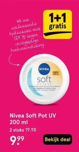 Etos Nivea Soft Pot UV aanbieding