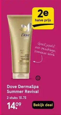Etos Dove dermaspa summer revival aanbieding