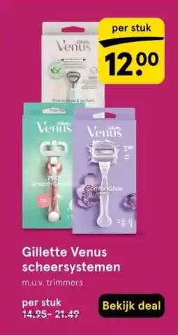 Etos Gillette venus scheersystemen aanbieding