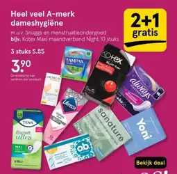 Etos Heel veel A-merk dameshygiëne aanbieding