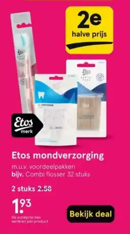 Etos Etos mondverzorging aanbieding