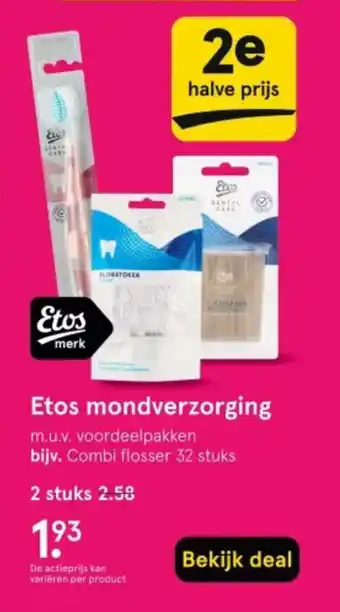 Etos Etos mondverzorging aanbieding