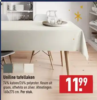 ALDI Uniline Tafellaken 160*275 aanbieding