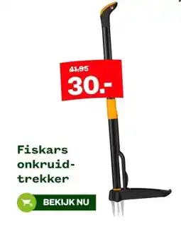 Welkoop Fiskars onkruid- trekker aanbieding