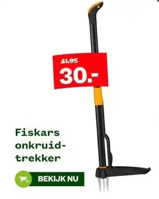 Welkoop Fiskars onkruid- trekker aanbieding