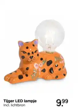 Xenos Tijger LED lampje aanbieding