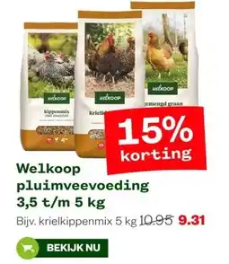 Welkoop Welkoop pluimveevoeding 3,5 t/m 5 kg aanbieding